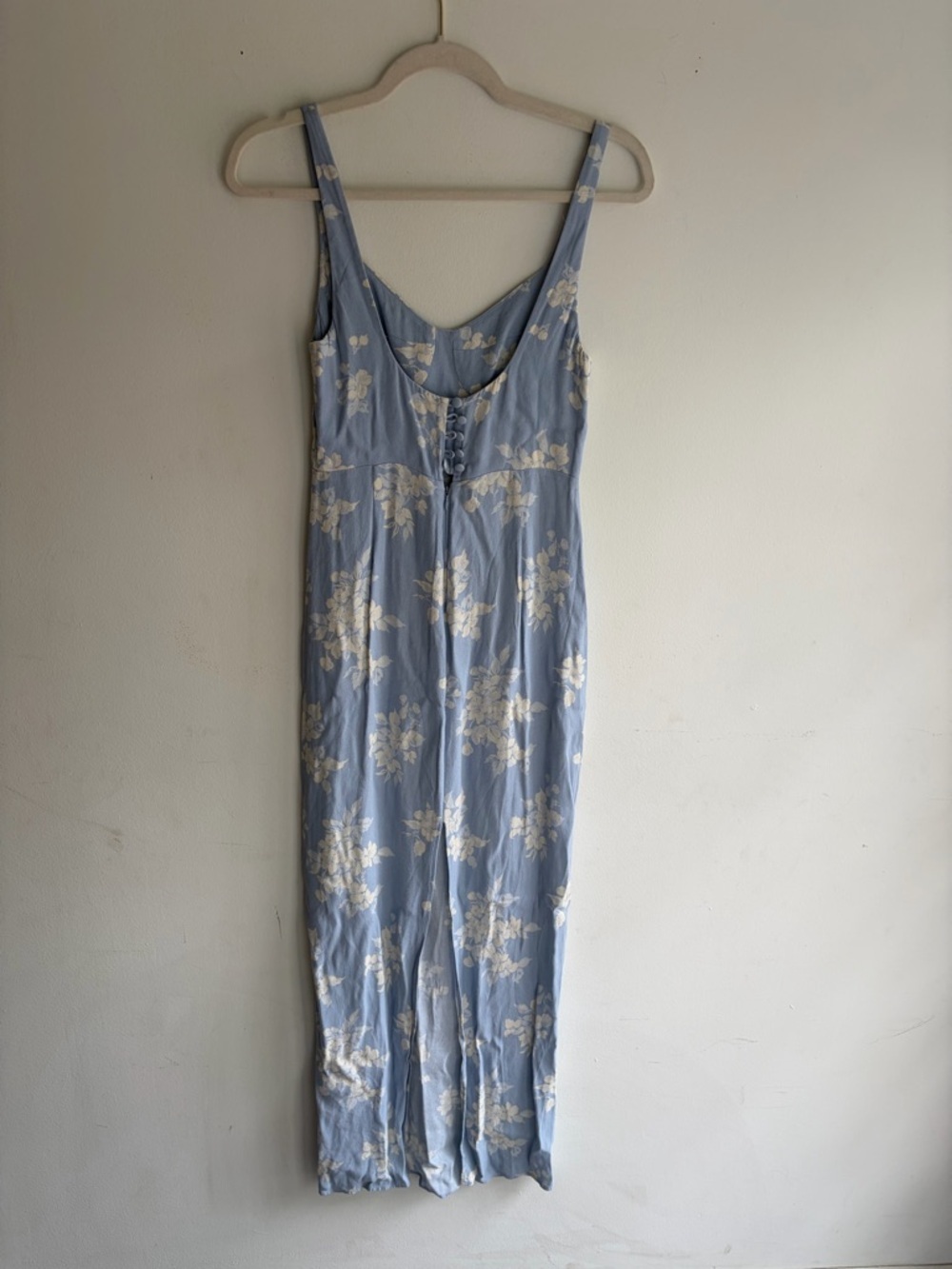 Reformation Light Blue Floral Maxi Dress - Picture 6 of 6